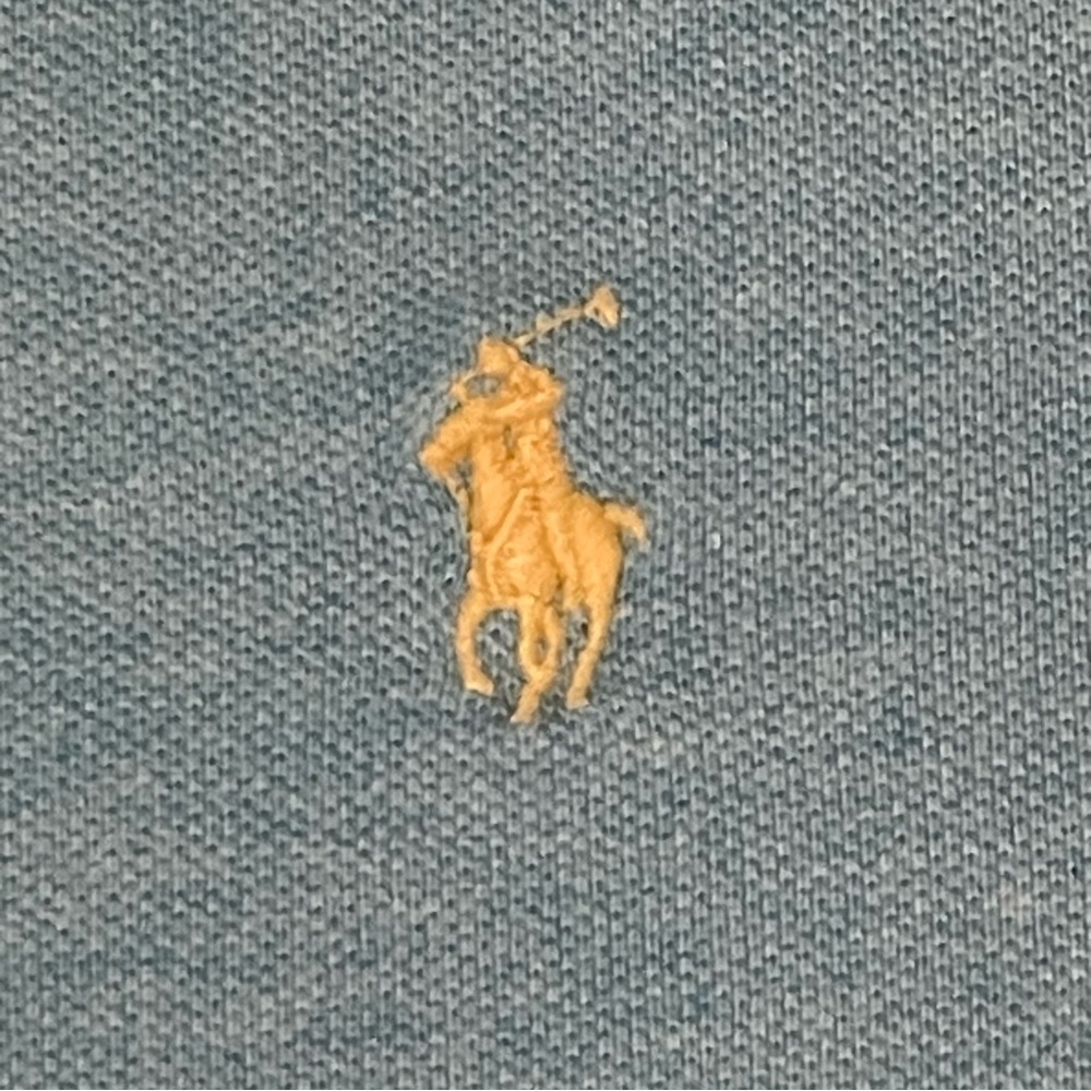 Polo Ralph Lauren Men’s XL Custom Slim Fit Polo Shirt Blue Teal Preppy Golf - Picture 5 of 9